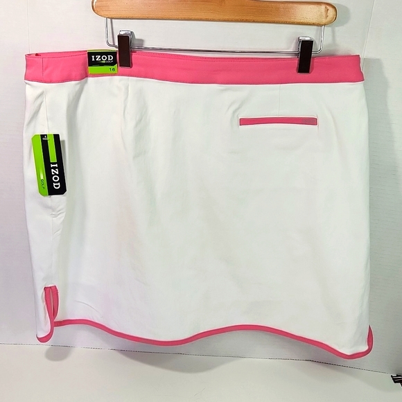 NWT White IZOD Golf Skooter Skort (16) - Picture 2 of 12